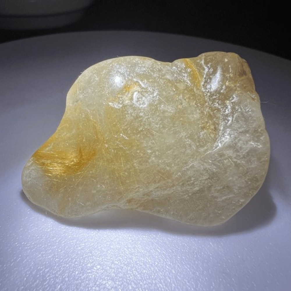 Golden Rutilated Quartz‎ Crystal Freeform - Picture 4 of 14